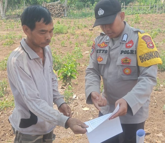 Menghadapi Musim Panas, Ini Upaya Yang Dilakukan Bripka Eko Prasetyo Menghindari Karhutla di Pagaralam!