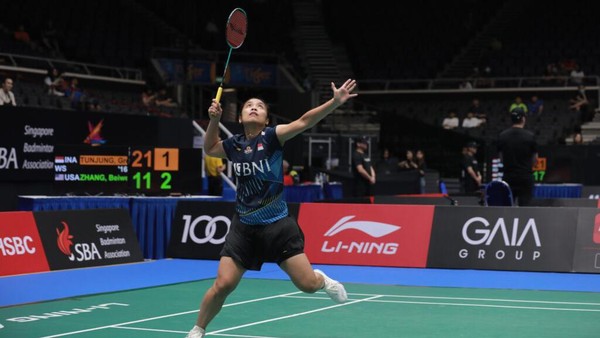 JAPAN OPEN : Georgia Mariska Tumbangkan Atlet Tunggal Putri Nomor 1 Dunia!