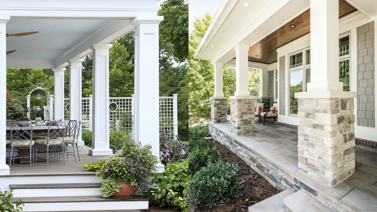 Desain Teras Minimalis Tiang 3, Rahasia Tampilan Rumah Tampak Lebih Luas dan Rapi!