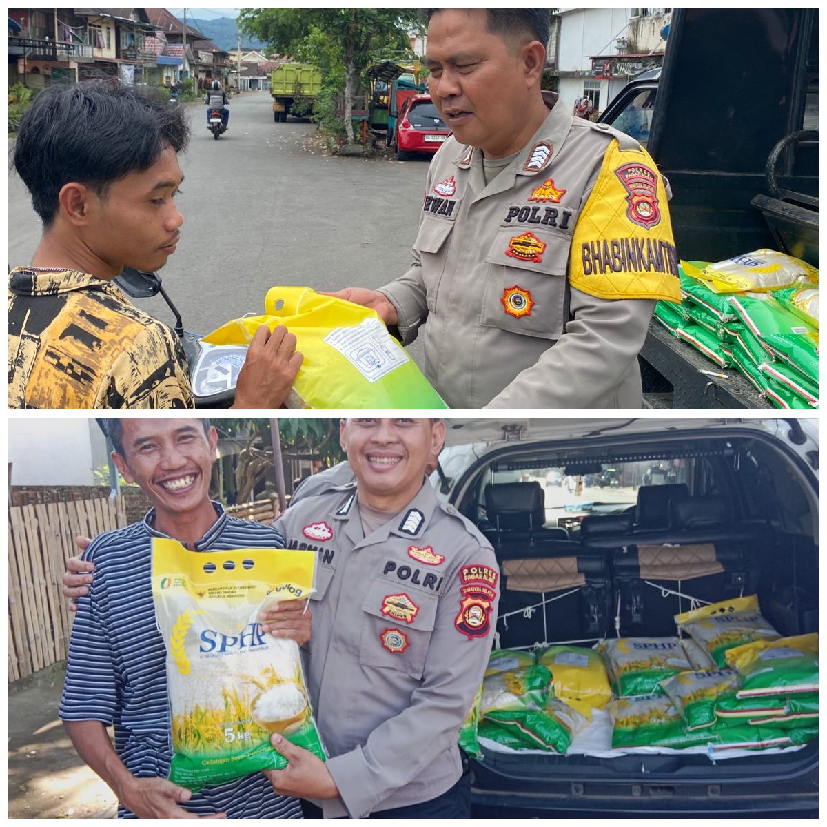 Gerakan Pangan Murah Polres Pagaralam Terus Salurkan Beras Subsidi Sphp sebanyak 11 Ton