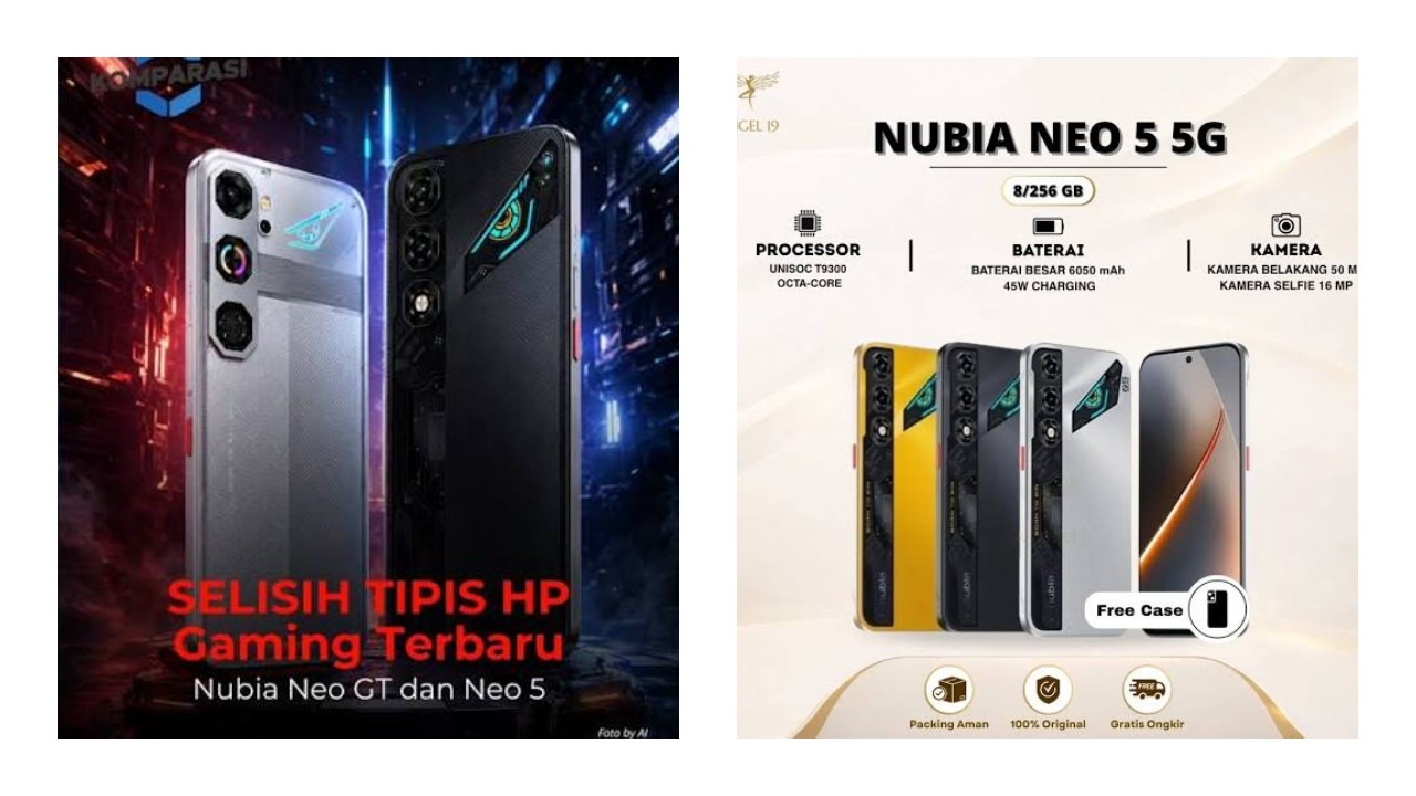 Nubia Neo 5 Max 5G, HP Gaming yang Terasa Seperti Tablet Berkat Layar 7,5 Inci!