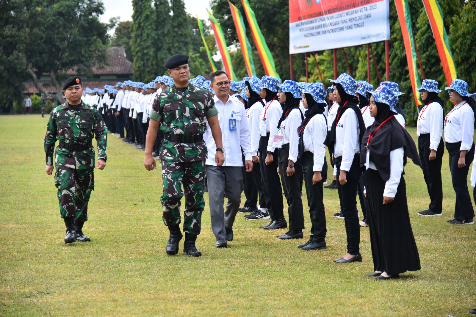 Mahasiswa Lingkungan LLDIKTI Wilayah VI Jawa Tengah Terima Pelatihan Bela Negara