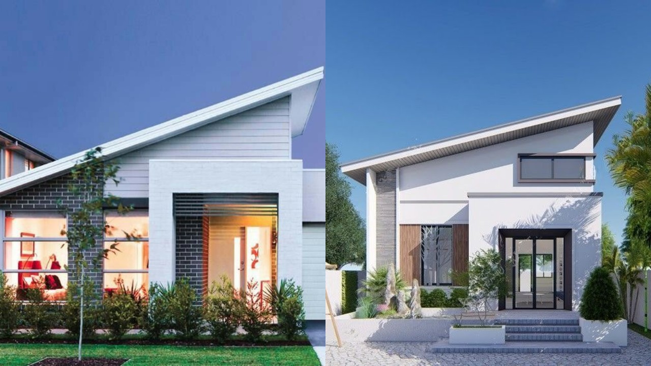 Inspirasi Model Rumah Atap Miring Satu Sisi yang Unik dan Indah!