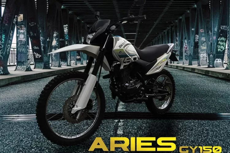 Motor Trail Terjangkau dengan Desain Street-Fighter pada SM Sport GY150 Aries