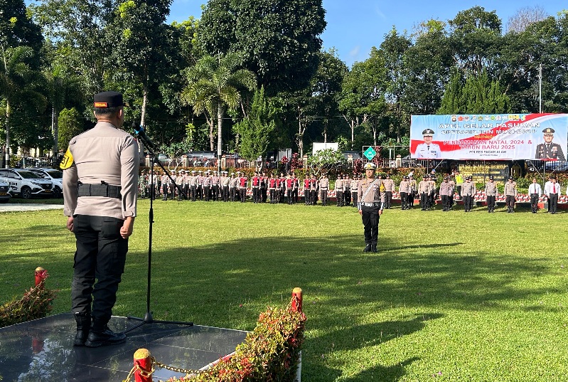 Hari Ini Ops Lilin Musi 2024 DImulai, Polres Pagar Alam Pastikan Nataru Aman dan Kondusif