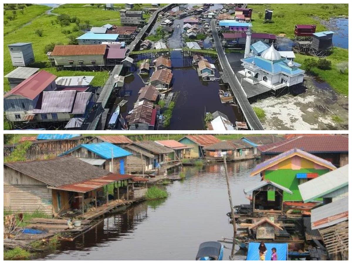 Desa Tanpa Daratan, Melihat Kampung Unik di Kalimantan Timur yang Viral di Medsos