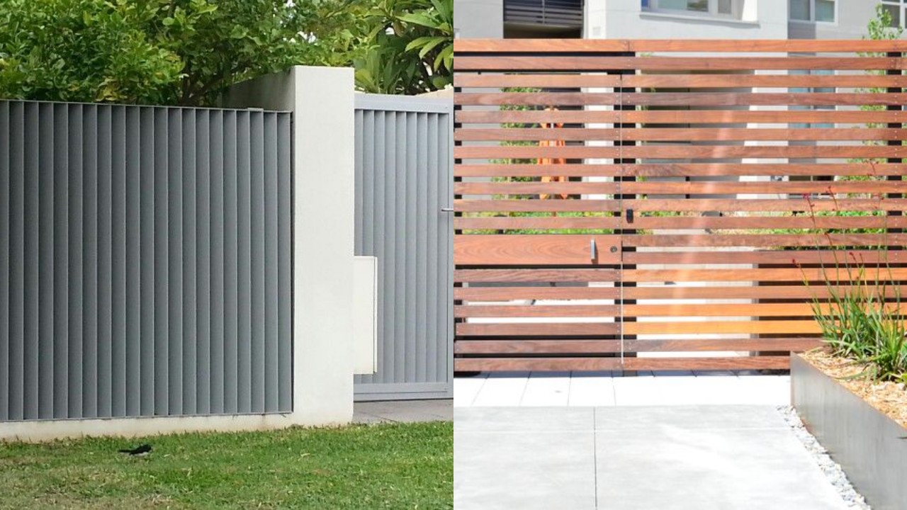 Pagar Rumah Motif Garis Rapat, Ide Desain Modern agar Hunian Terlihat Lebih Mewah!