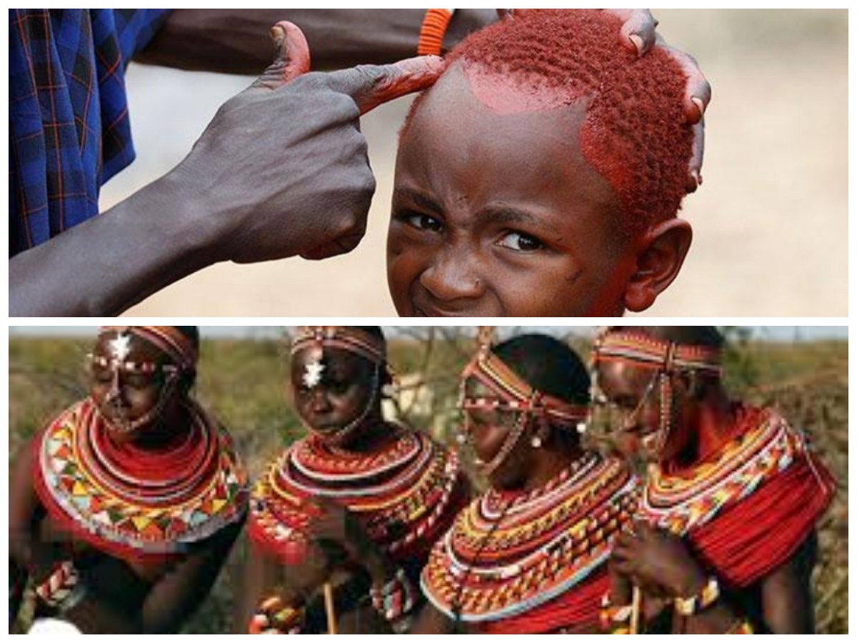Makna dan Tradisi Gaya Rambut Merah Oker Suku Maasai di Kenya: Simbol Keberanian dan Keperkasaan