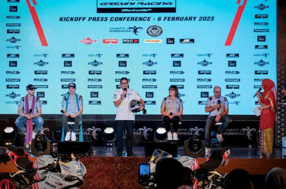 Promosikan Produk Indonesia Di Kanca Internasional, Menparekraf Apresiasi Tim Gresini Racing