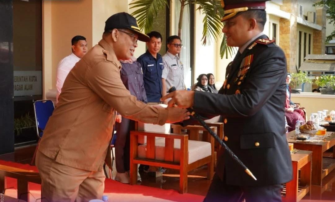  Polres Pagar Alam Gelar Upacara Peringati HUT Bhayangkara ke-79