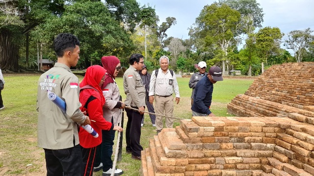 Jupel Cagar Budaya Pagar Alam Kunjungi Candi Muaro Jambi