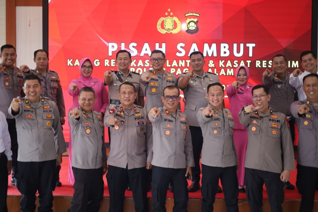 Pisah Sambut PJU Penuh Kekeluargaan, Kapolres Pagar Alam Tekankan Soliditas
