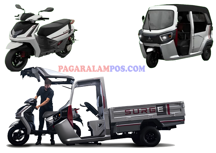 Beralih Gaya dengan Hero Surge S32: Skuter Stylish dan Roda Tiga Fleksibel