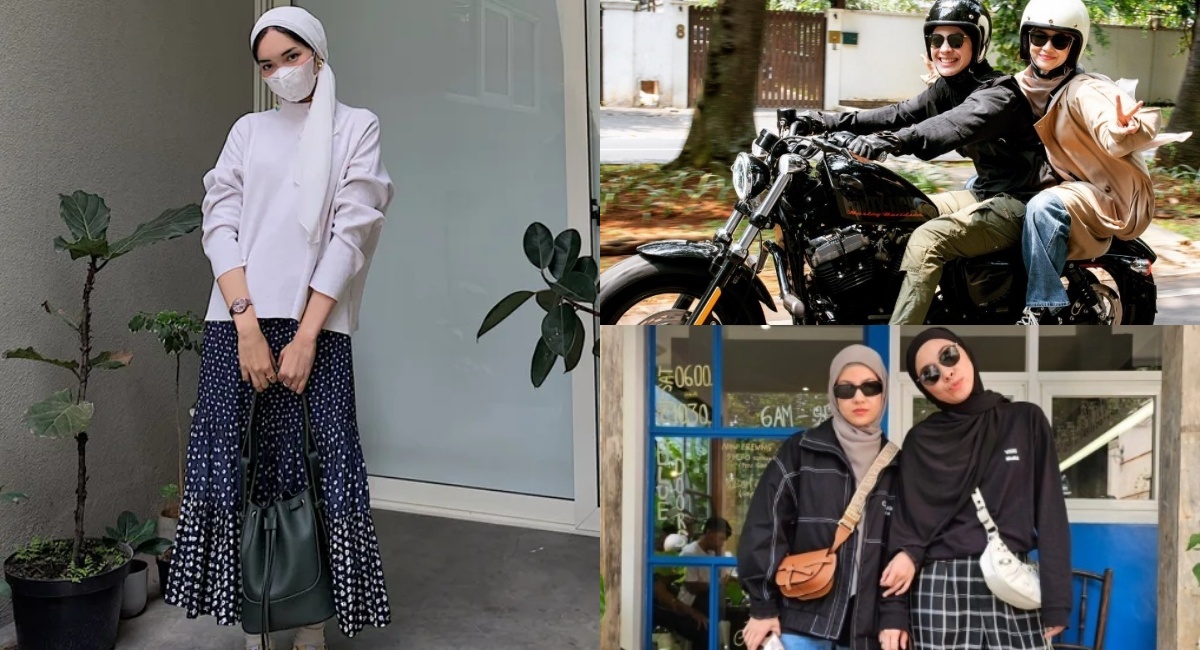 Ingin Tampil Modis Saat Naik Motor Berhijab? Simak Rekomendasi OOTD Ini!