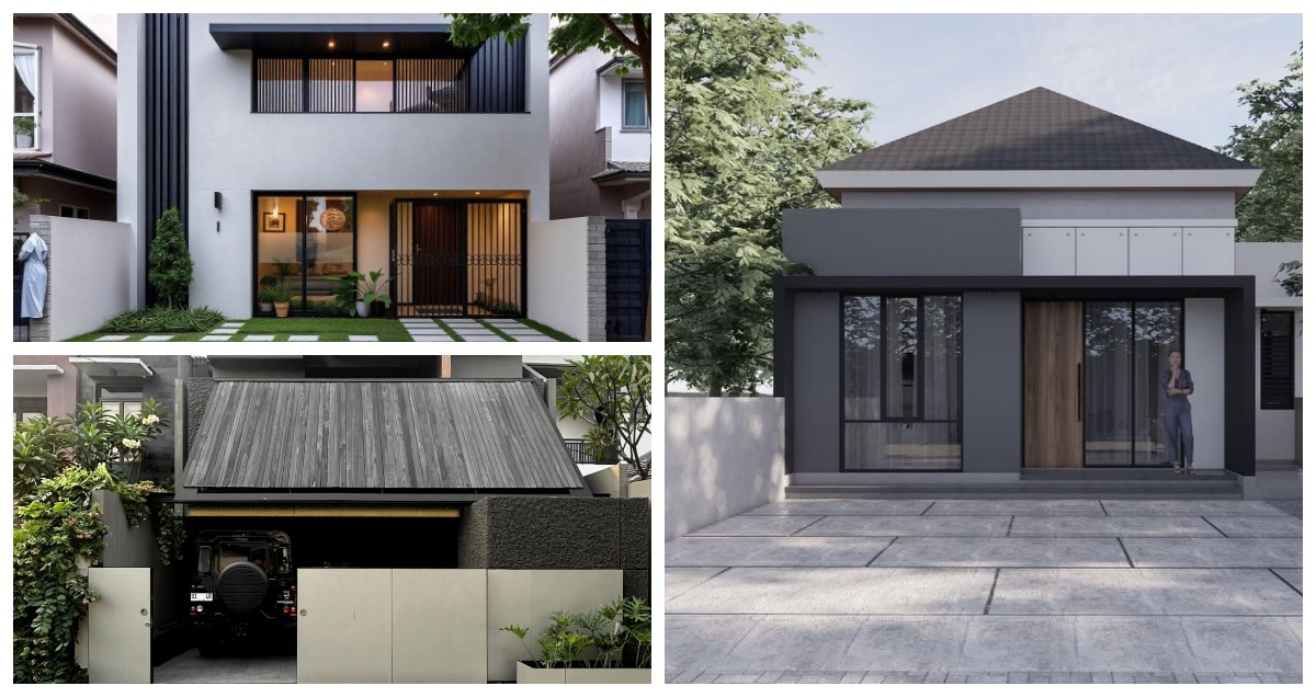 Elegan Tanpa Ribet! 7 Desain Rumah Monokrom Minimalis yang Stylish dan Modern