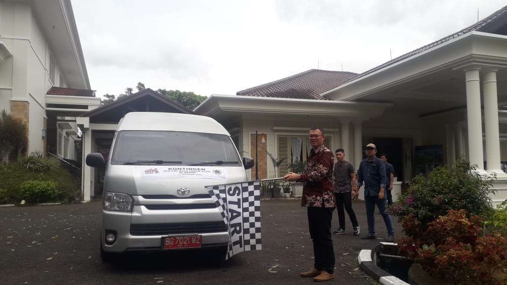 Ikuti HPN di Medan, Keberangkatan PWI Kota Pagar Alam Dilepas Langsung Walikota