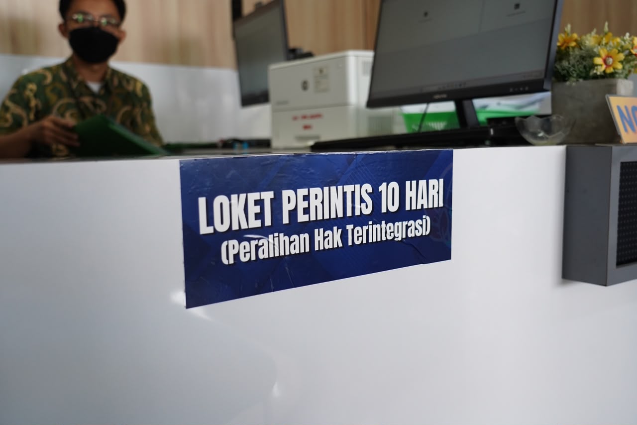 PERINTIS 10 Hari Percepat Layanan Peralihan Hak Pertanahan