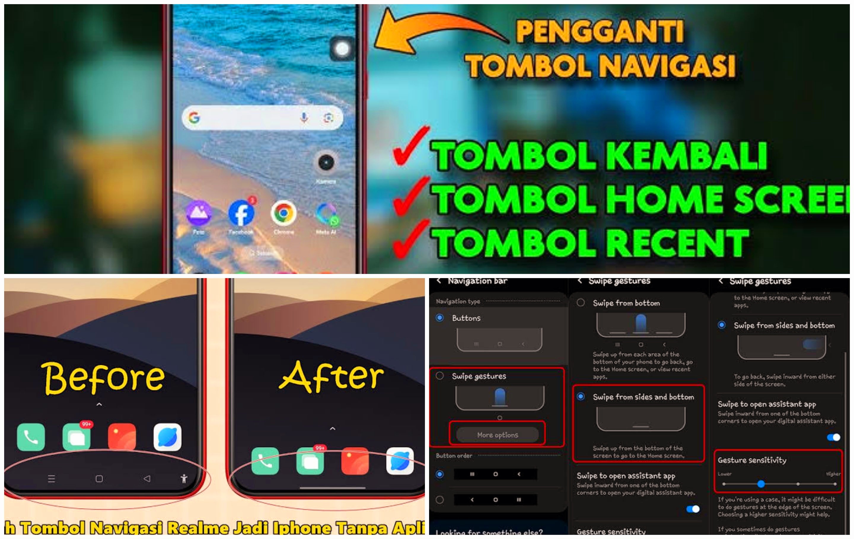 Cara Mengubah dan Mengoperasikan Tombol Back di Ponsel Android