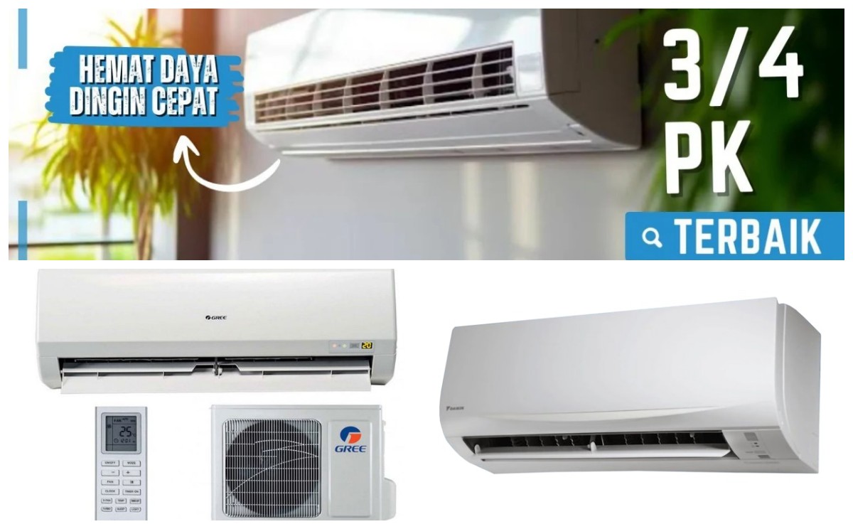 Rekomendasi AC 3/4 PK Terbaik Hemat Listrik: Low Watt dan Harga Termurah untuk Rumah Anda
