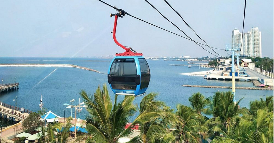 Sky Dining Gondola Ancol, Menjajal Sensasi Makan di Langit dengan Pesona Pantai yang Indah