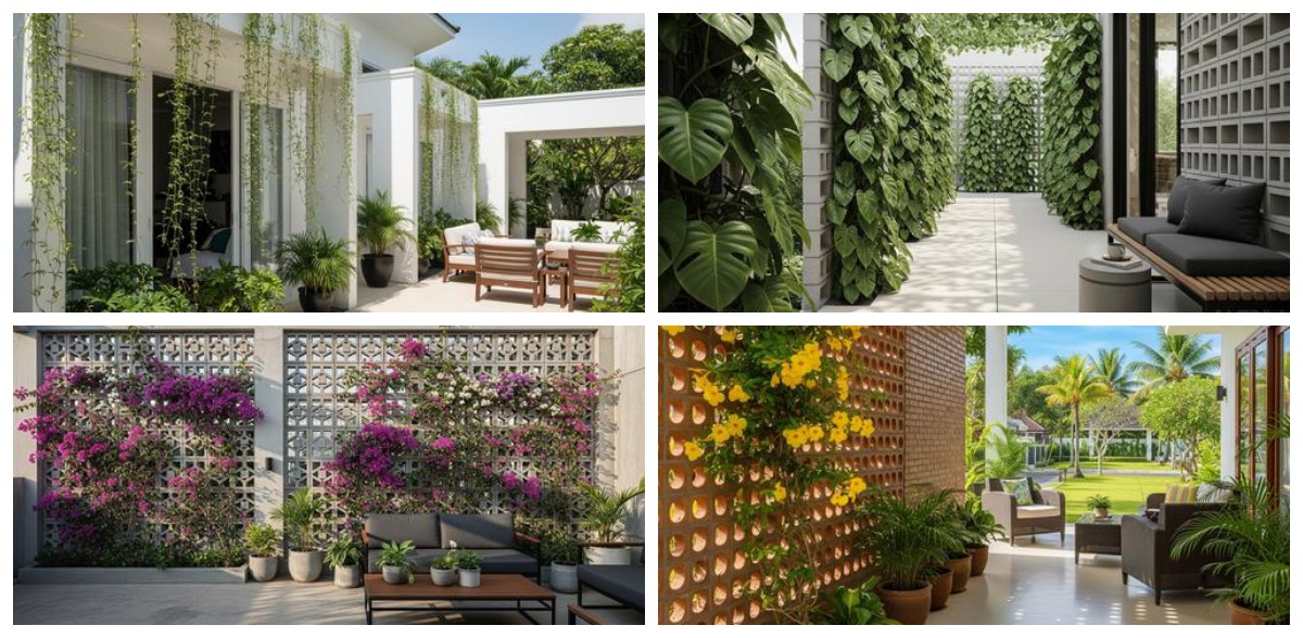 7 Ide Teras Roster ala Rumah Modern, Sejuk dan Estetik dengan Tanaman Rambat