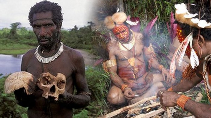Kebiasaan Suku Fore di Papua Nugini Ini Bikin Bergidik! Salahsatunya Makan Daging Manusia!