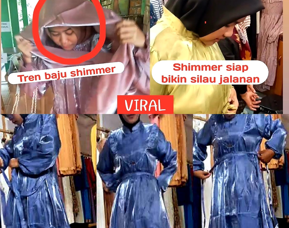 Shimmer. Tren Baju Lebaran 2024 Bakal Bikin Silau Sekampung