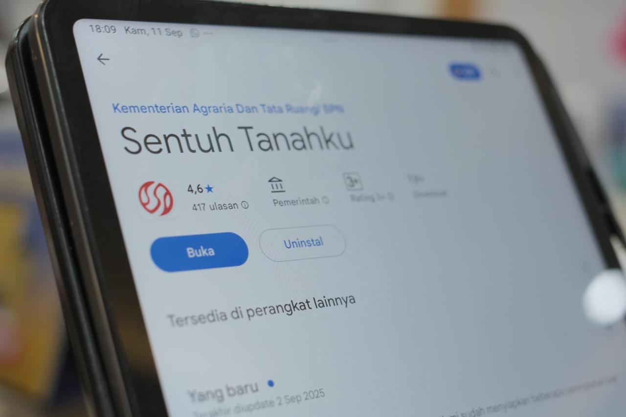Balik Nama Tanah Kini Lebih Mudah Lewat Aplikasi Sentuh Tanahku