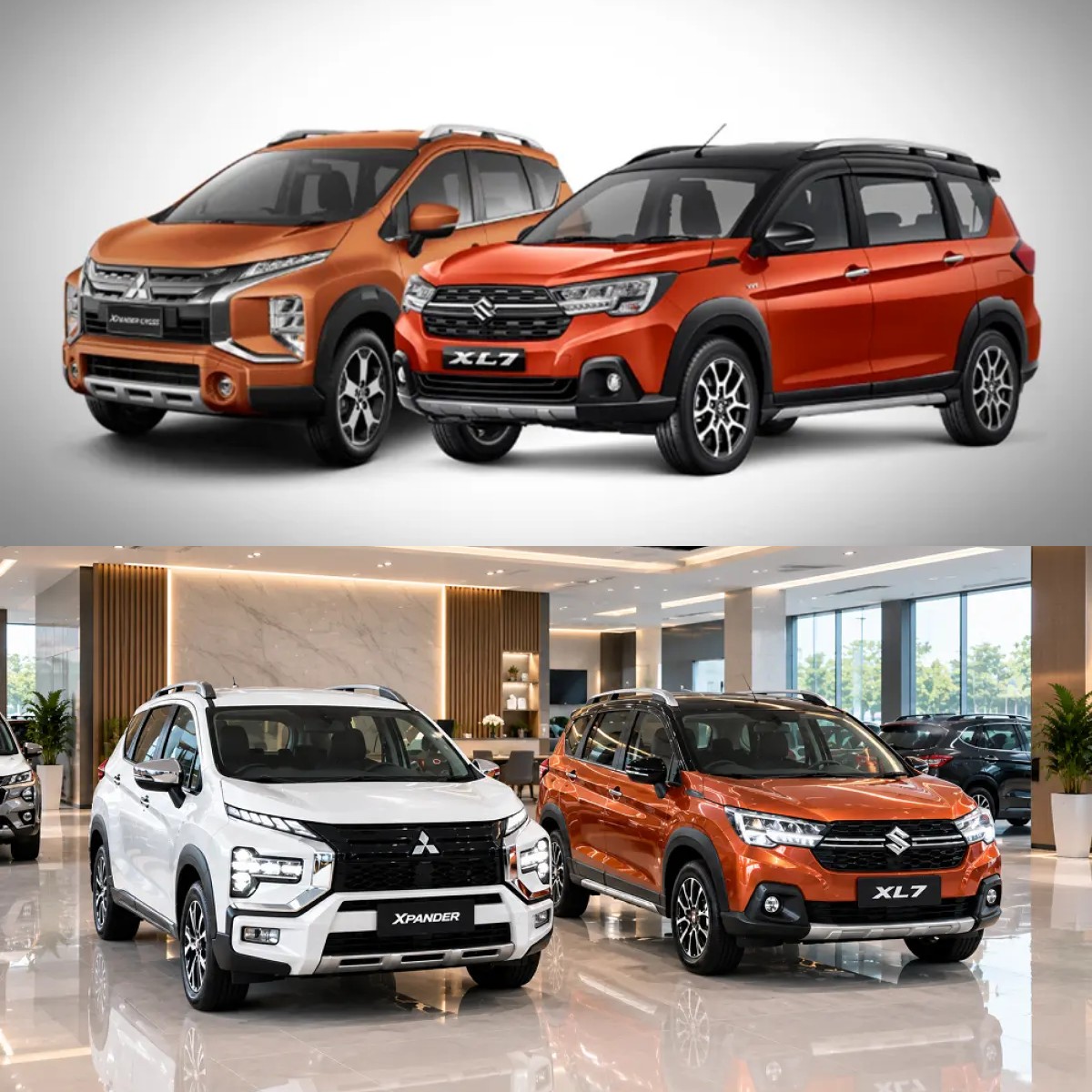 Suzuki XL7 vs Mitsubishi Xpander, Mana Yang Lebih Tangguh dan Nyaman?