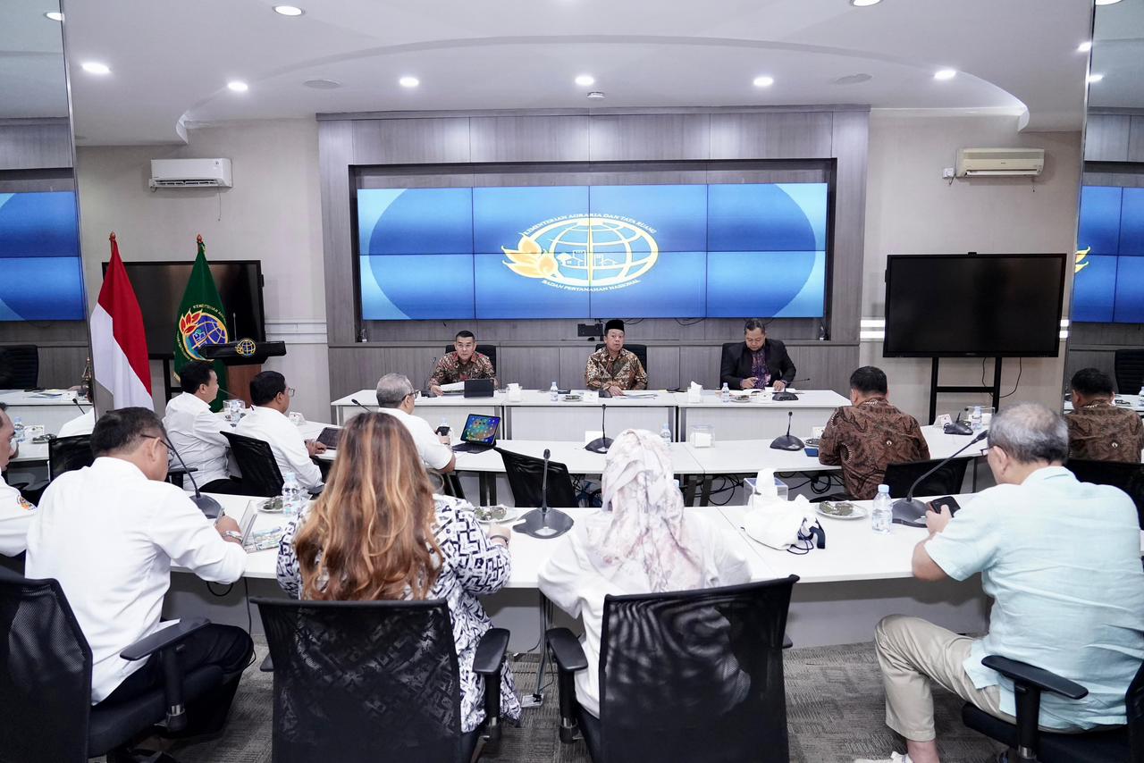 ATR/BPN & Stranas PK Susun Rencana Aksi Pengendalian Alih Fungsi Lahan Sawah