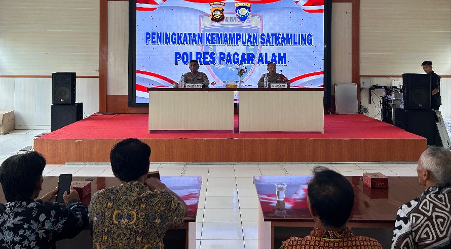 Deteksi Gangguan Kamtibmas, Polres Pagar Alam Gelar Peningkatan Satkamling