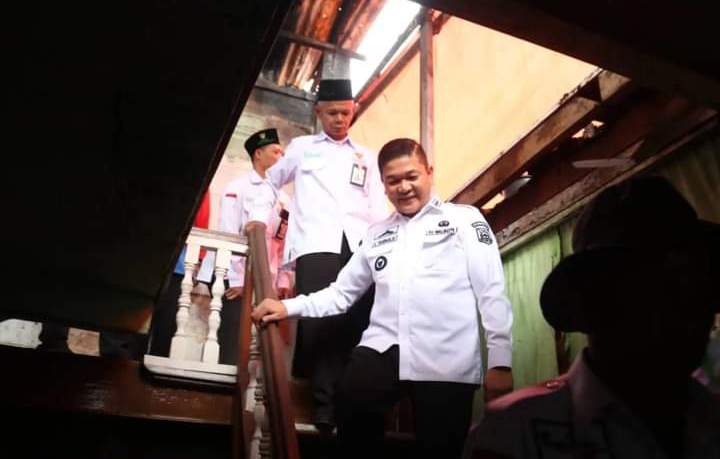 Pj Walikota Tinjau Lokasi Kebakaran, Upayakan Percepat Pemulihan Untuk Ringankan Beban Korban