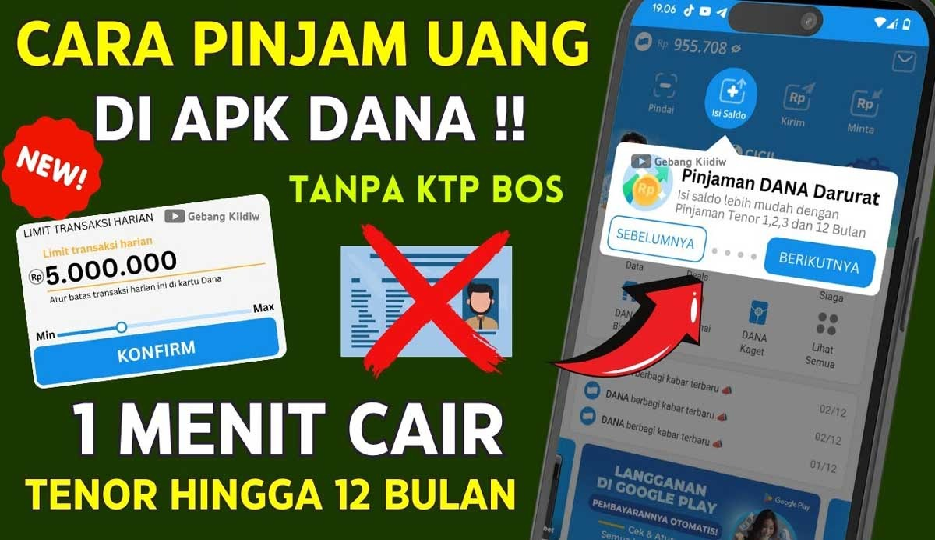 Bingung Pinjam Saldo Dana Tanpa KTP? Begini Caranya!