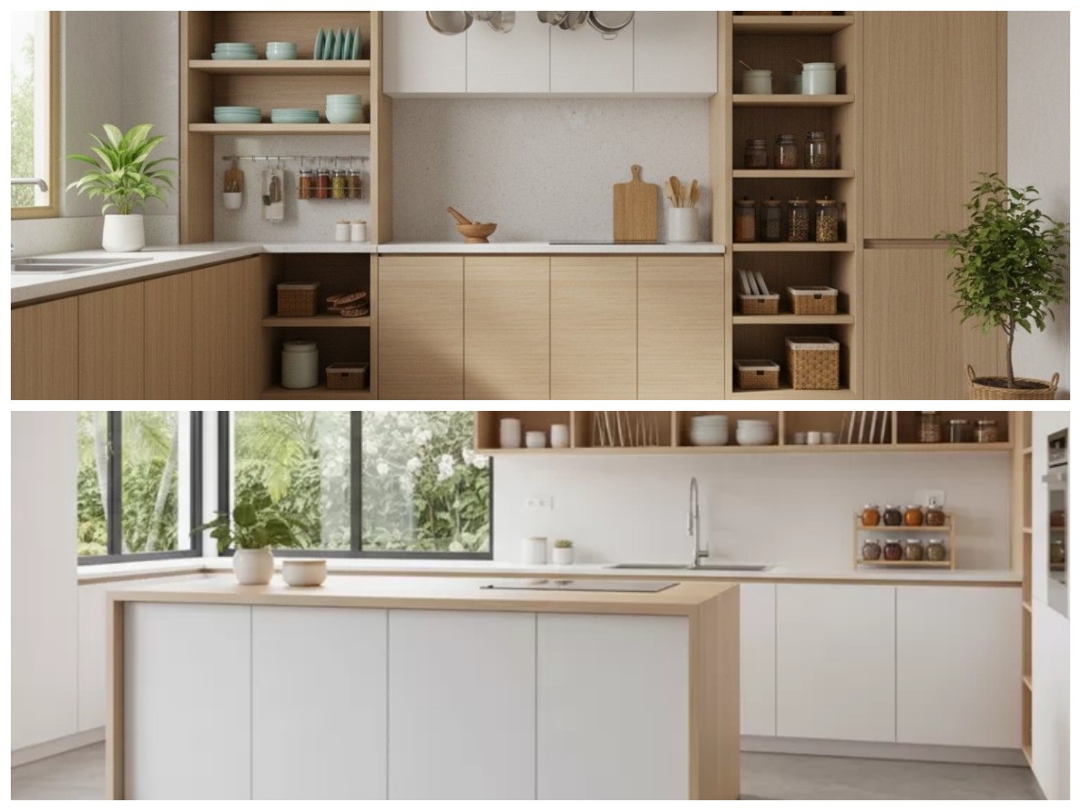 Inspirasi Dapur Minimalis Modern: Kitchen Set Bergaris Bersih yang Fungsional
