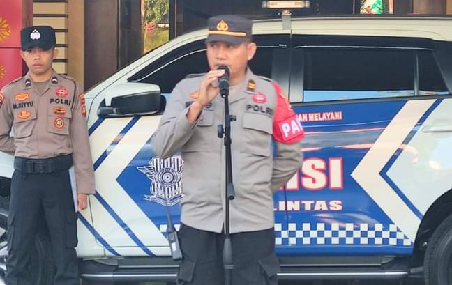 Pimpin Apel Pagi, Iptu Darwis Tekankan Pelaksanaan Tugas Dengan Tanggung Jawab