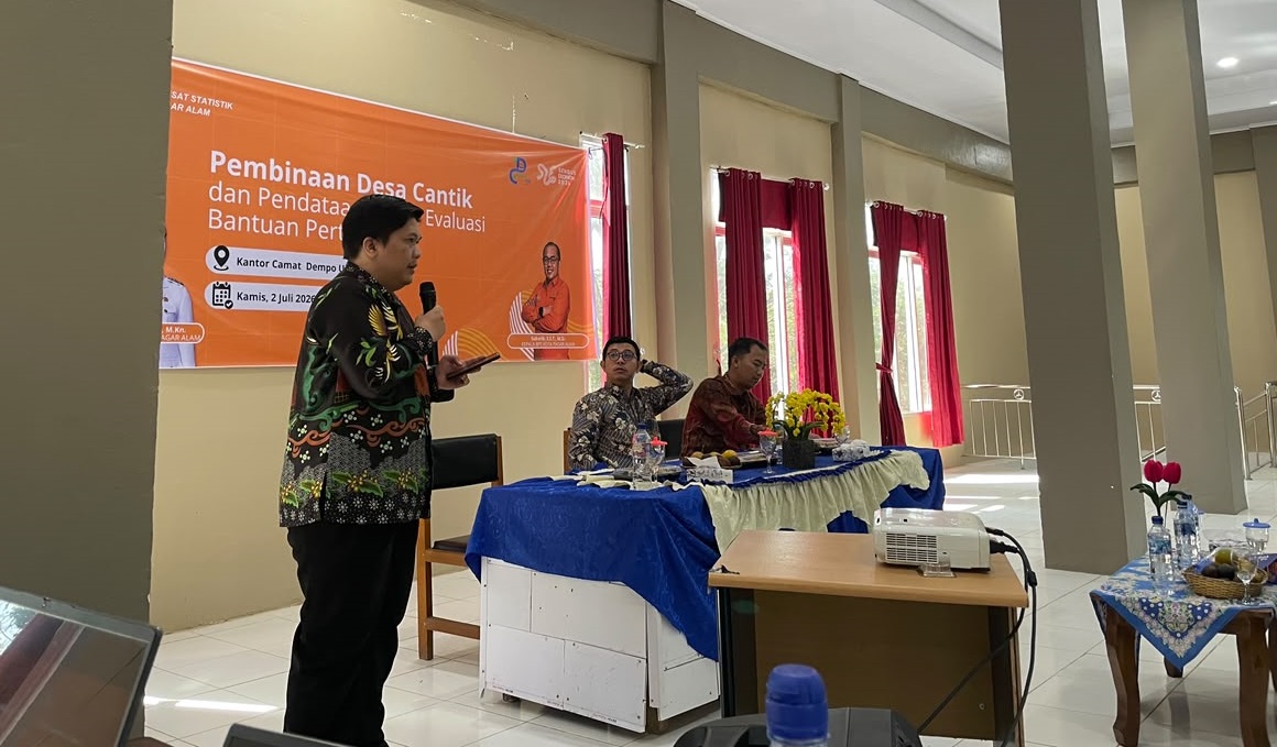 BPS Kota Pagar Alam Gelar Pembinaan Kelurahan Cantik di Kecamatan Dempo Utara