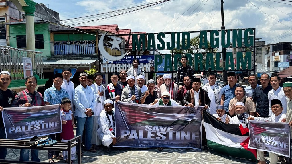 Gelar Aksi SavePalestina, Pagar Alam Doakan Kemerdekaan Palestina 
