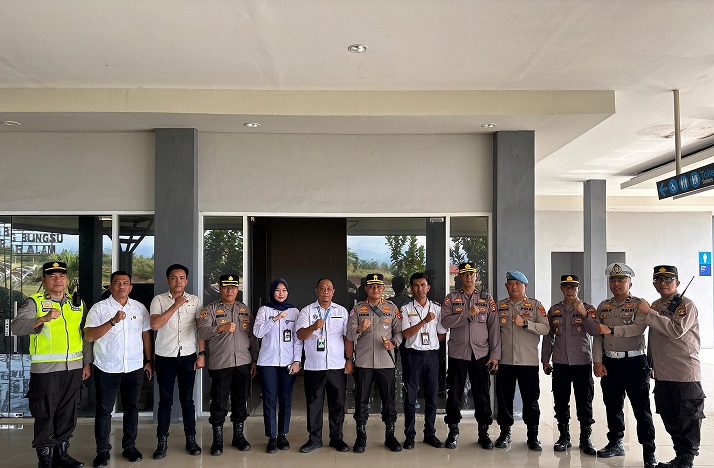 Tingkatkan Pengamanan, Polres Pagar Alam Rancang Pos Polisi di Bandara