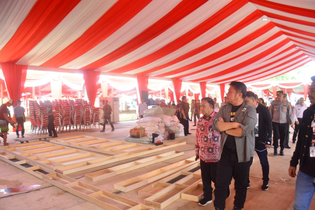 Tinjau Persiapan Harganas, Herman Deru Inginkan Semua Agenda Harganas di Sumsel  Bejalan Sukses 