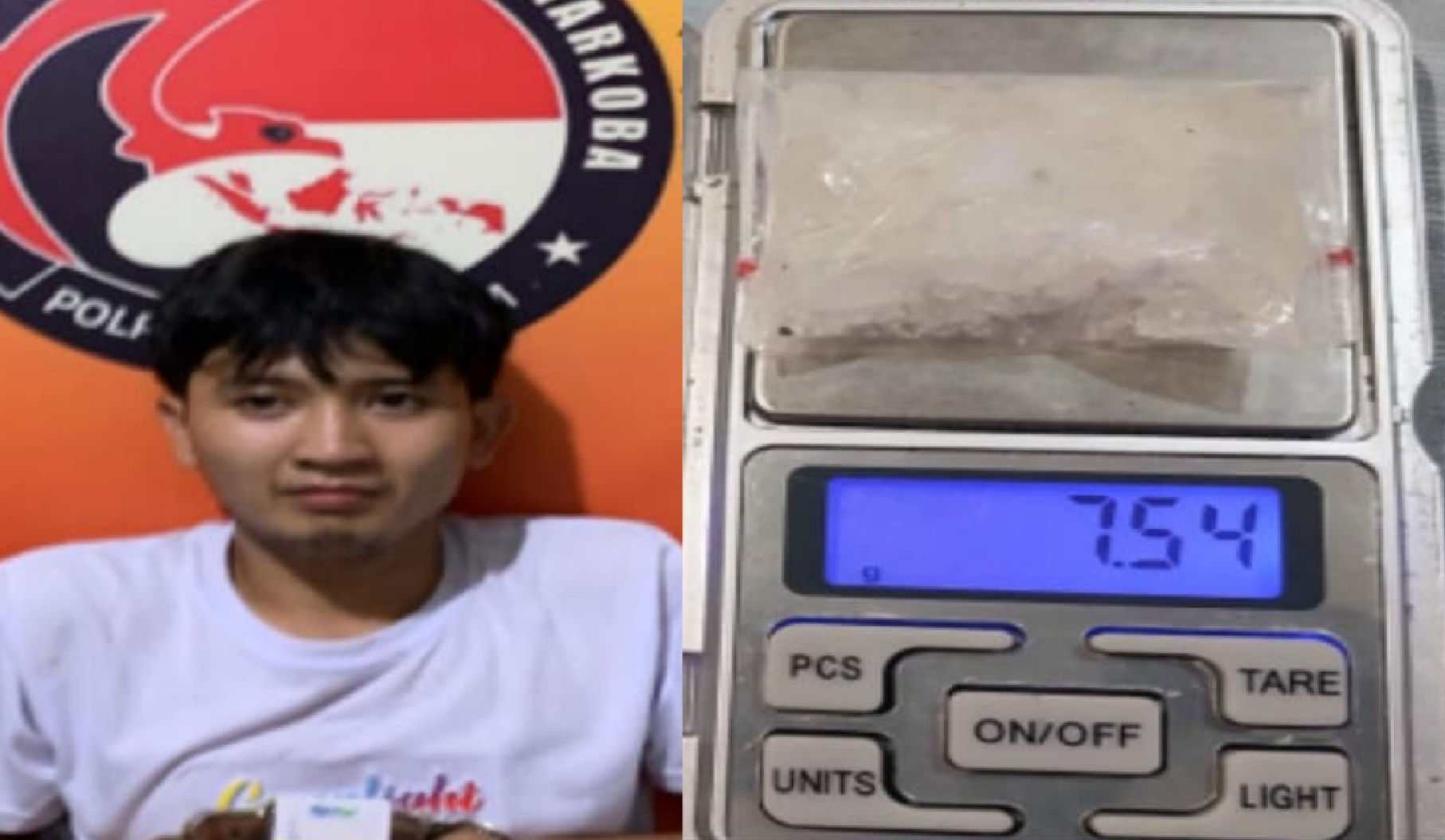 Kurir Sajam Dipinggang Ini Ketangkap Basah Simpan Sepaket Sabu