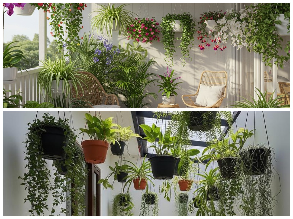 5 Tanaman Hias Gantung untuk Teras Sempit, Cantik Tanpa Bikin Terlihat Penuh