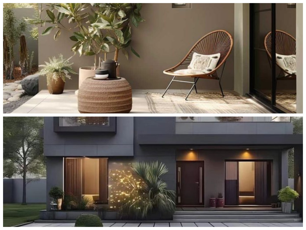 Teras Rumah Lebih Stylish! 7 Ide Perpaduan Warna Cat Dua Tone yang Estetik