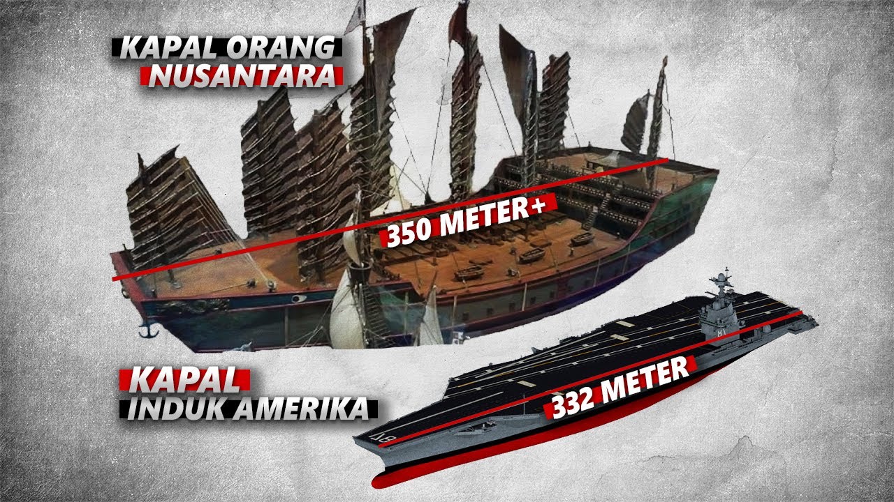Lebih Besar Dari Kapal Induk Amerika? Inilah Sosok Kapal Jung Kuno Milik Majapahit!