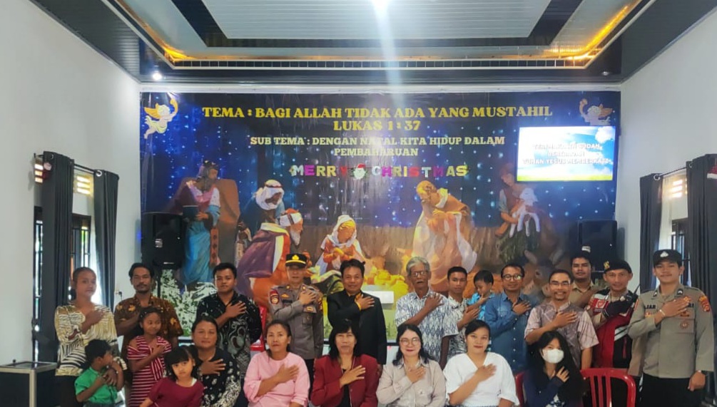 Siagakan Personel di Gereja GPdI, Berikan Kenyaman Ibadah Kenaikan Isa Almasih