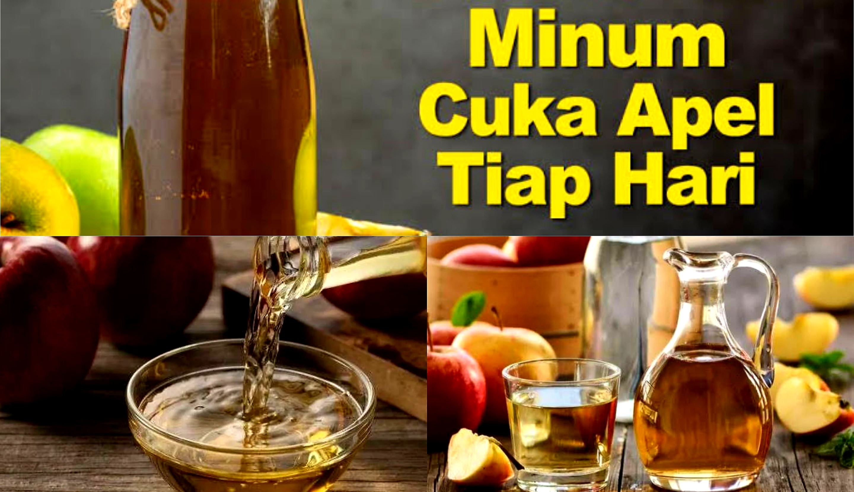 Untuk Dapatkan Khasiat Cuka Apel. Segini Takaran Minum Cuka Apel Setiap Hari