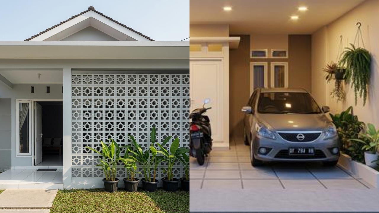 Model Teras Rumah yang Adem Tanpa Tanaman Mahal, Tetap Nyaman!