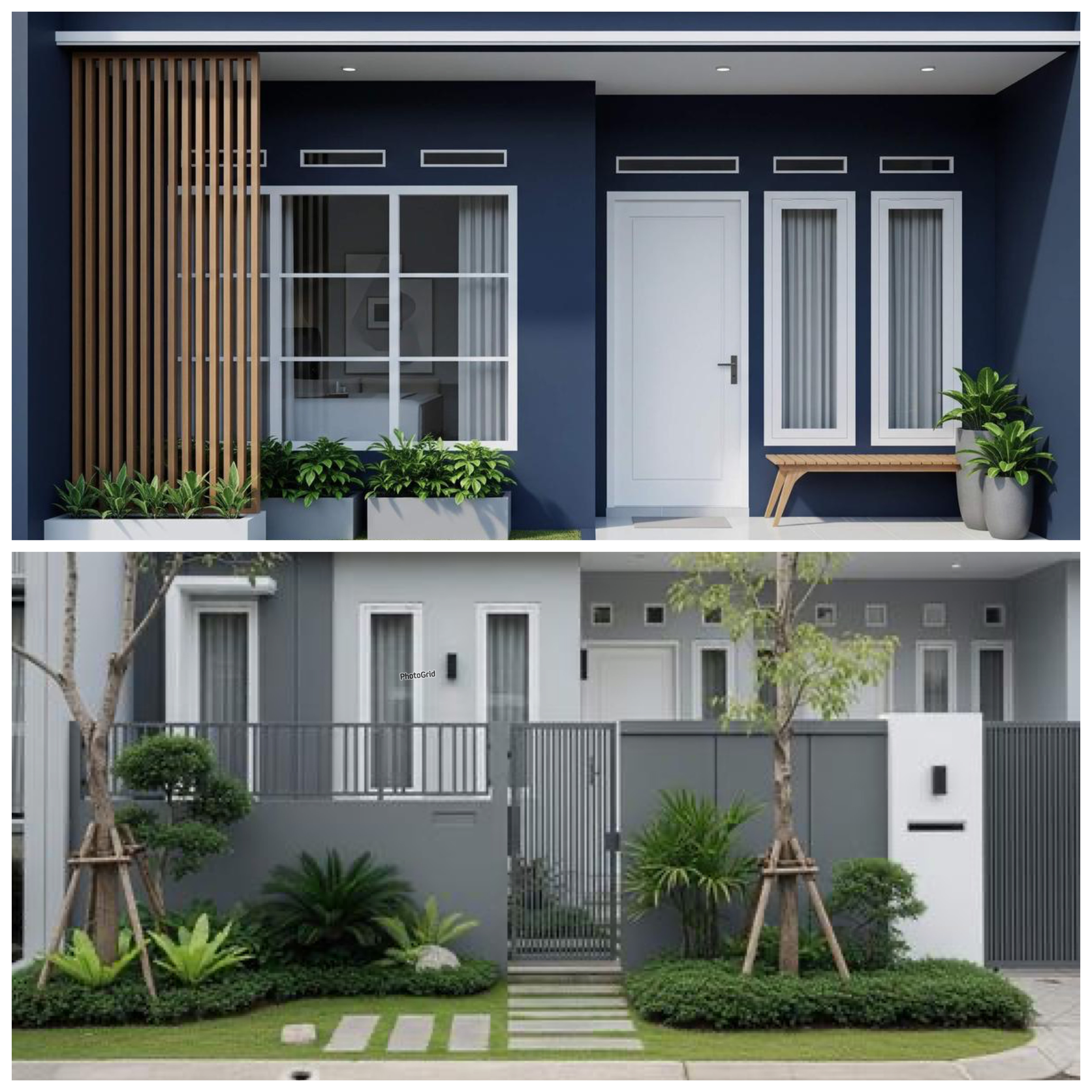 Anti Boring! 7 Kombinasi Warna Cat Teras Dua Warna Bikin Rumah Makin Estetik!