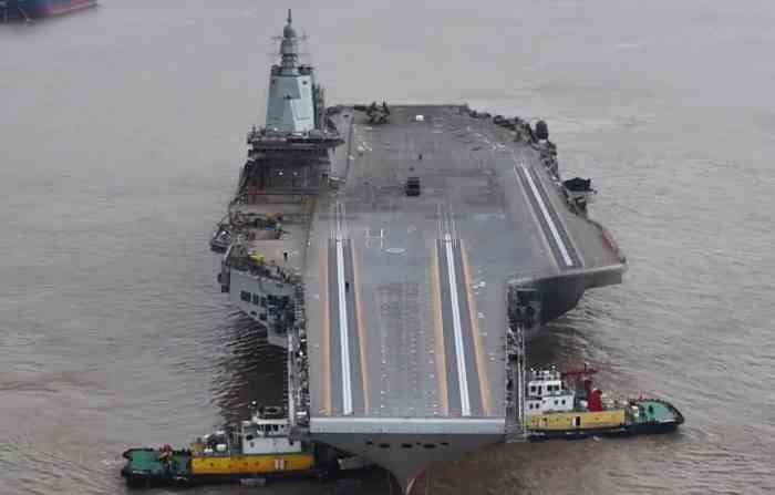 Kapal Induk Type 003 Fujian Uji Tembakan, Siap Memulai Pelayaran Perdana