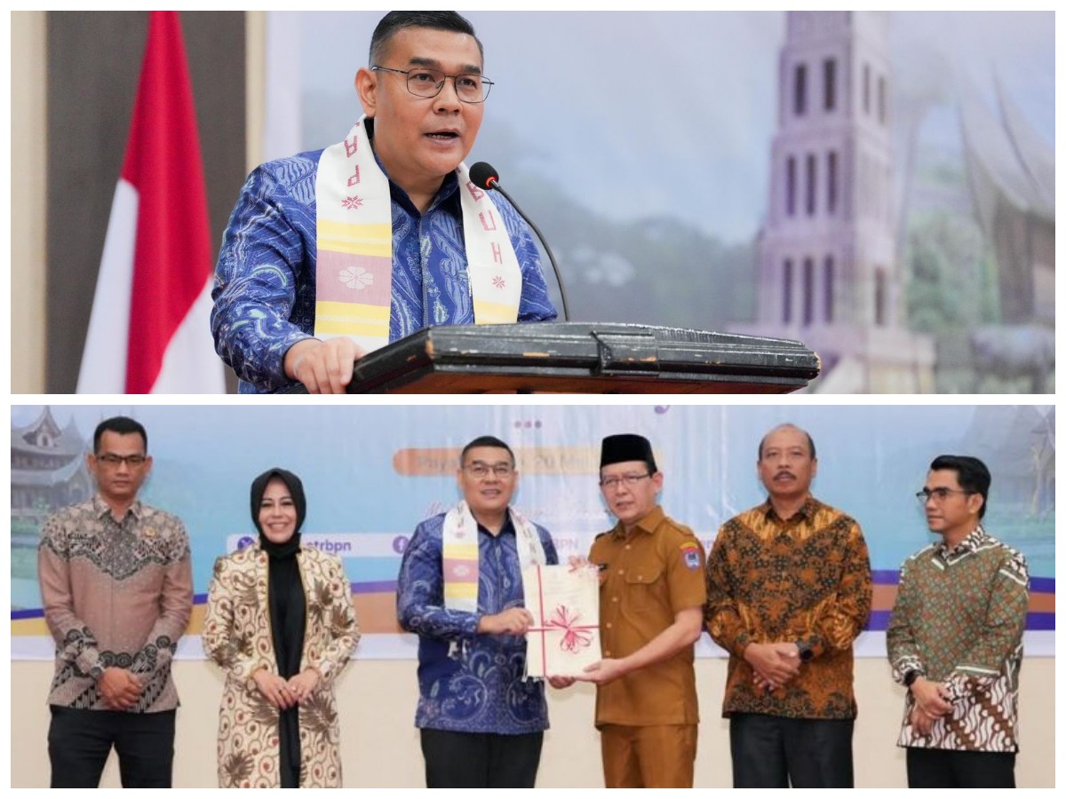 Wamen ATR/BPN: Pendaftaran Tanah Ulayat di Payakumbuh Wujud Pengakuan Negara atas Kearifan Lokal