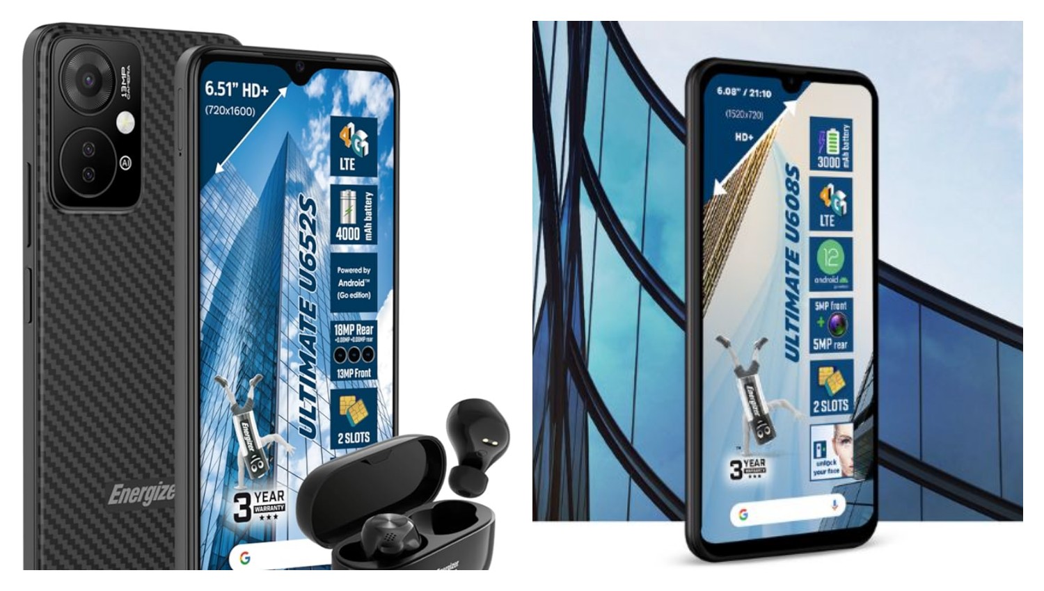 Energizer Ultimate U652S, HP Tangguh dengan Layar IPS LCD & Performa Quad-core